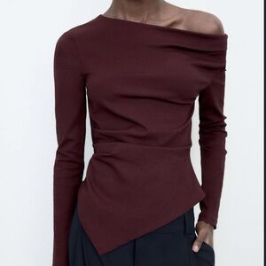 Zara asymmetrical top